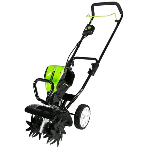 electric tiller greenworks|greenworks cordless electric garden tillers.